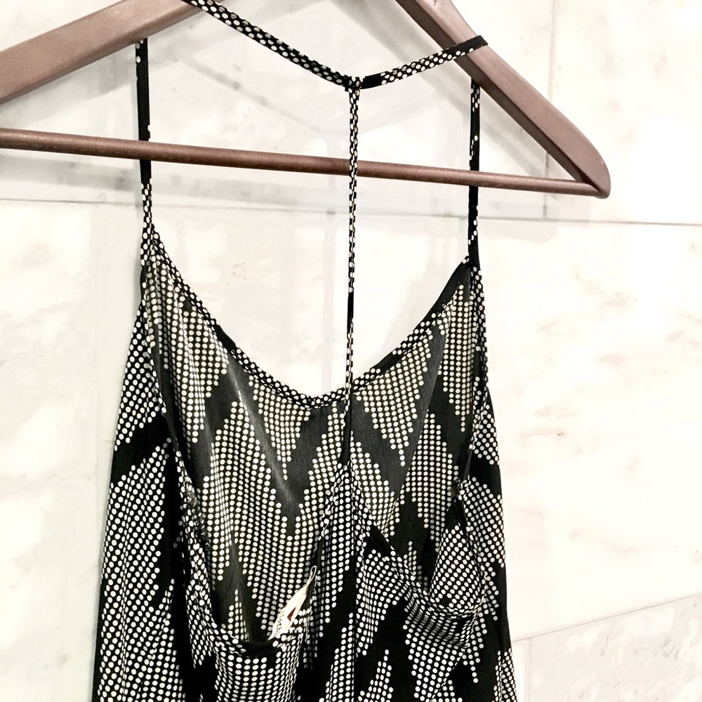 Vintage Y2K Slip Dress Summer T-Back Dots SEXY - Picture 3 of 5